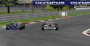 Pastor Maldonado, shown here overtaking Kevin Magnussen, was one of the many drivers enjoying success in this Grand Prix.
