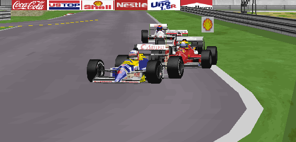 Nigel Mansell fighting for his spot with any means necessary had a significant impact on the result.